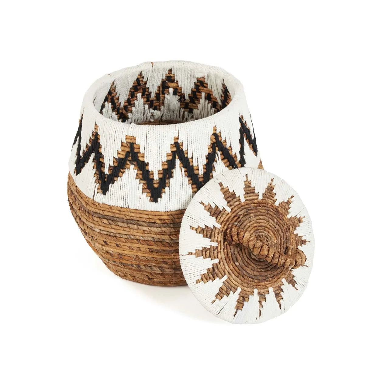 The Little Bay Beach Basket - Natural White - M