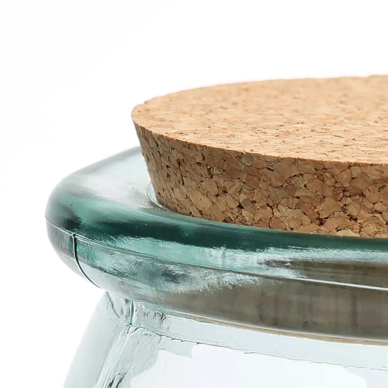 The Belly Glass Pot - Blue - L