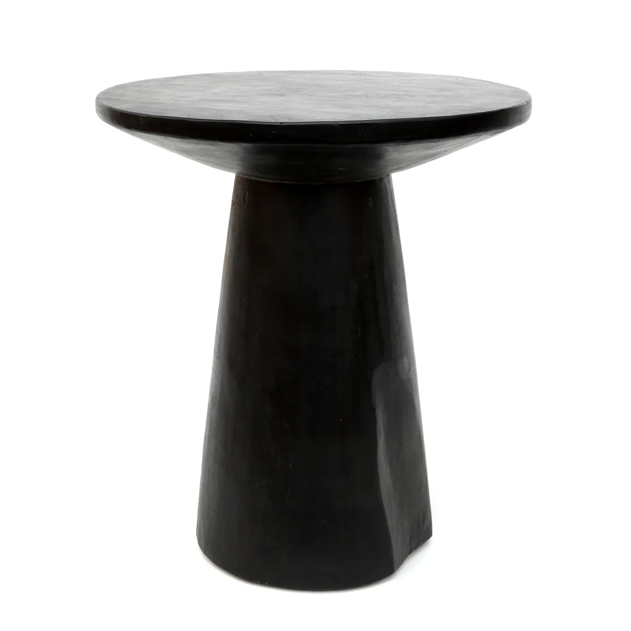 The Timber Conic Side Table - Black - 50"