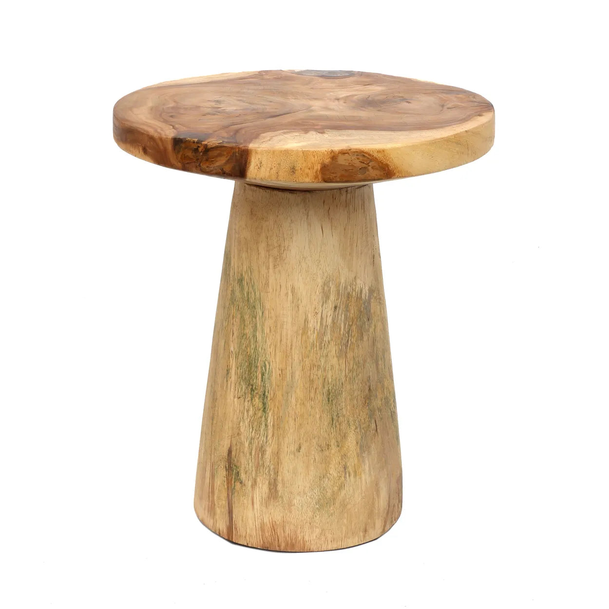 The Timber Conic Side Table - Natural - 50"