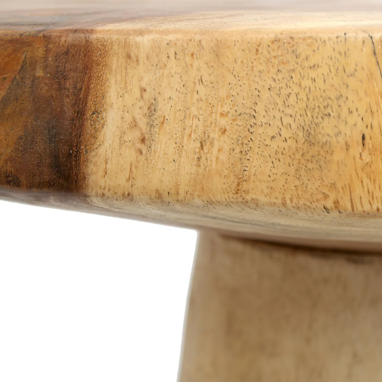 The Timber Conic Side Table - Natural - 50"