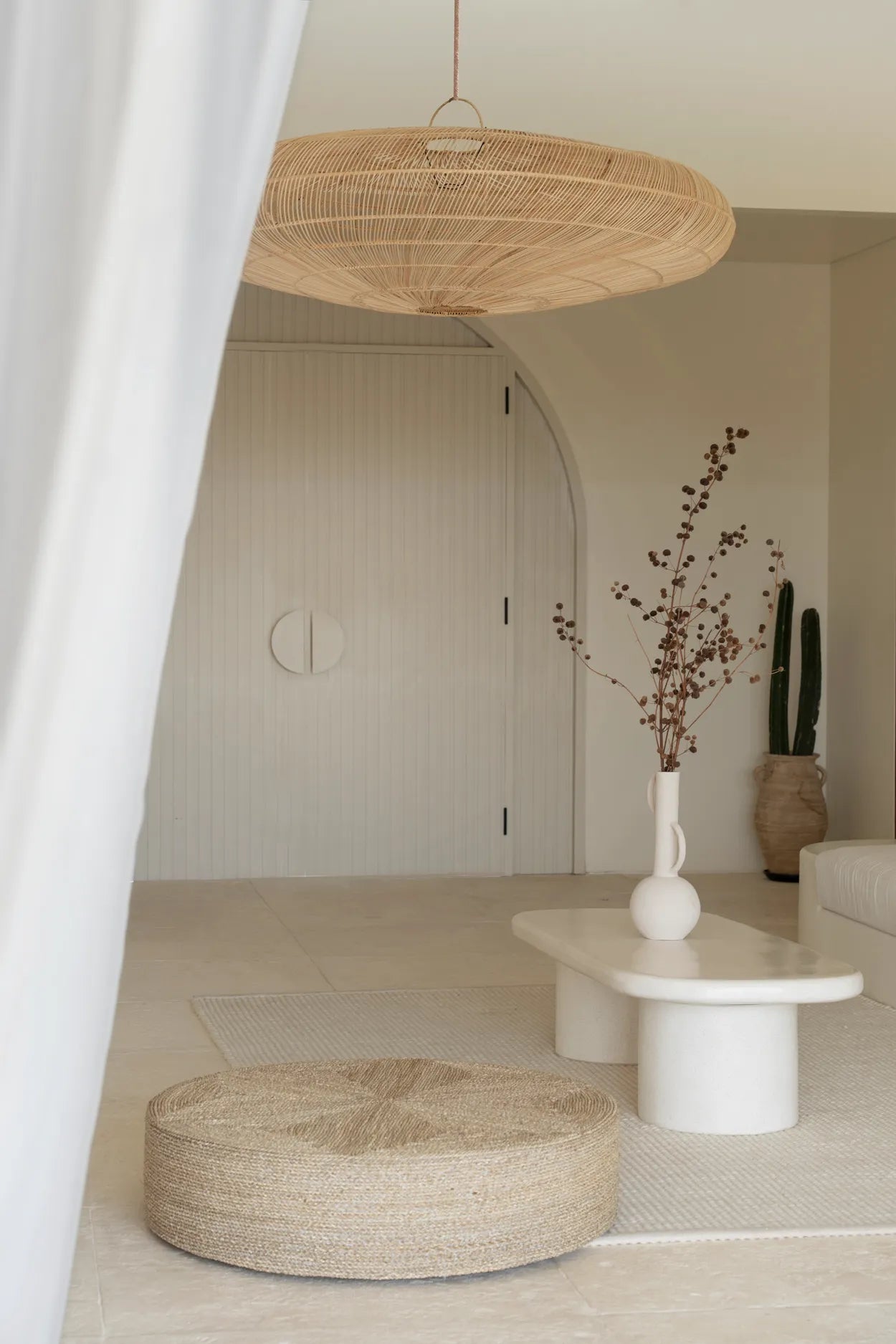 The Macaron Pendant - Natural - XL