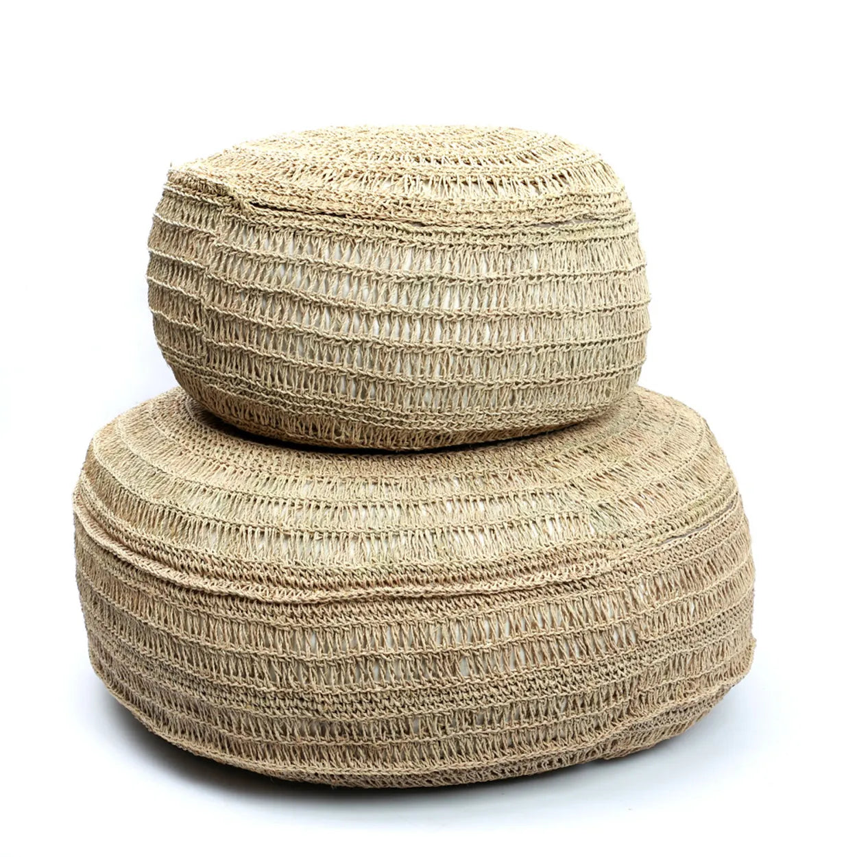 El Seagrass Pouffe - Natural - M