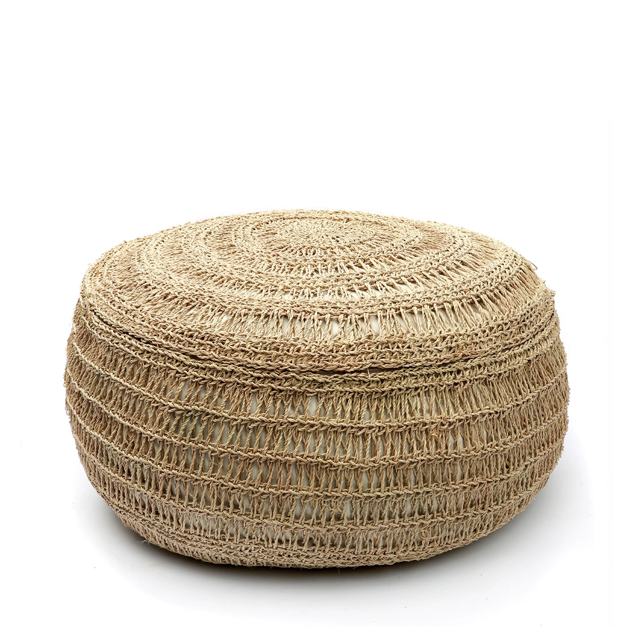 El Seagrass Pouffe - Natural - M