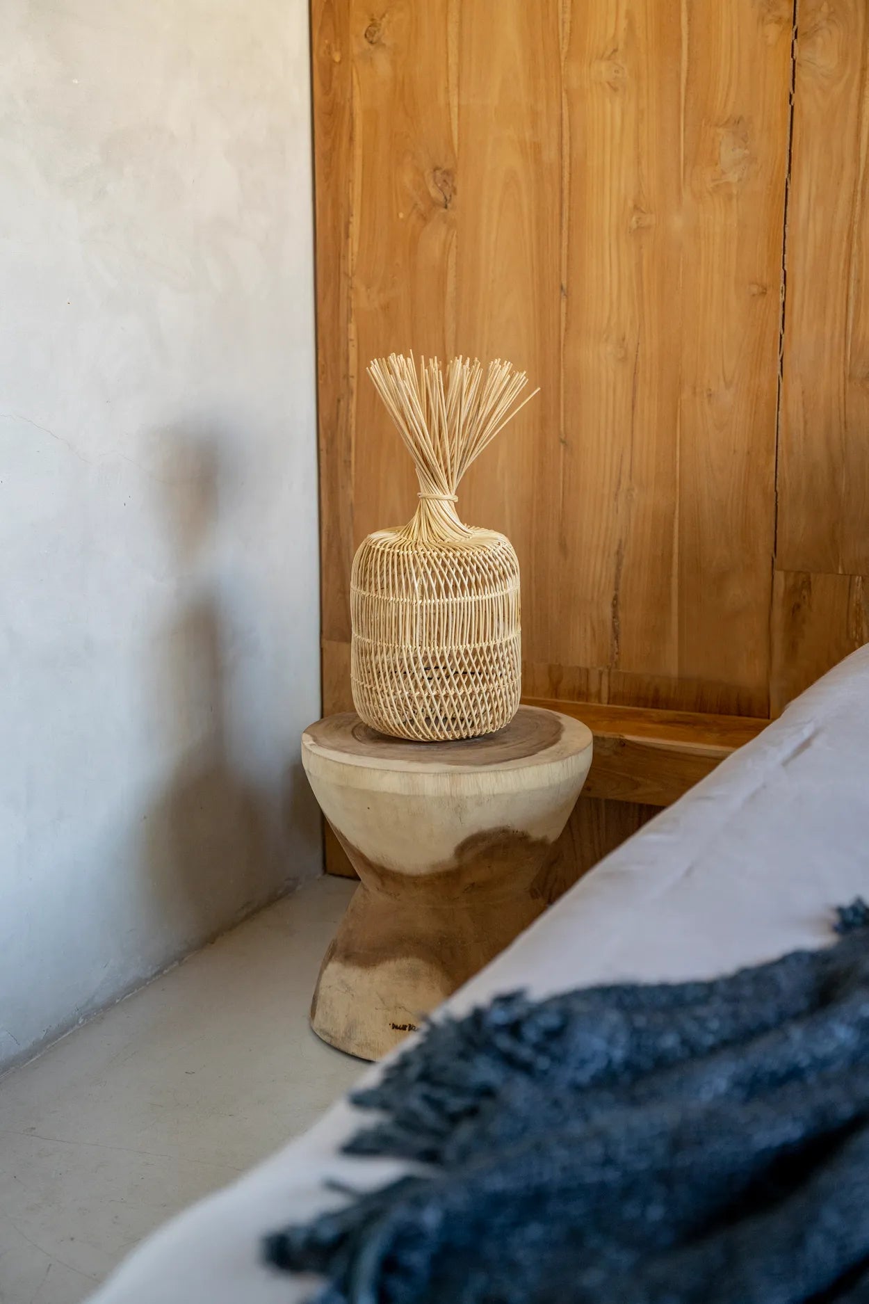 El Dumpling Floor Lamp - Pendant - Natural - S