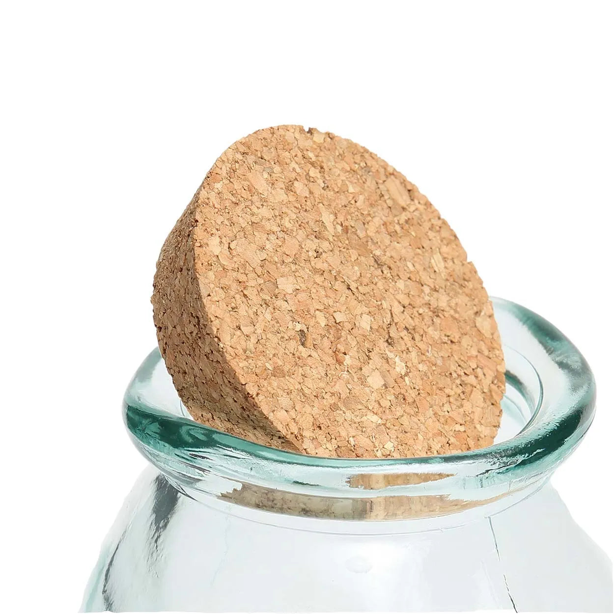 The Belly Glass Pot - Blue - S