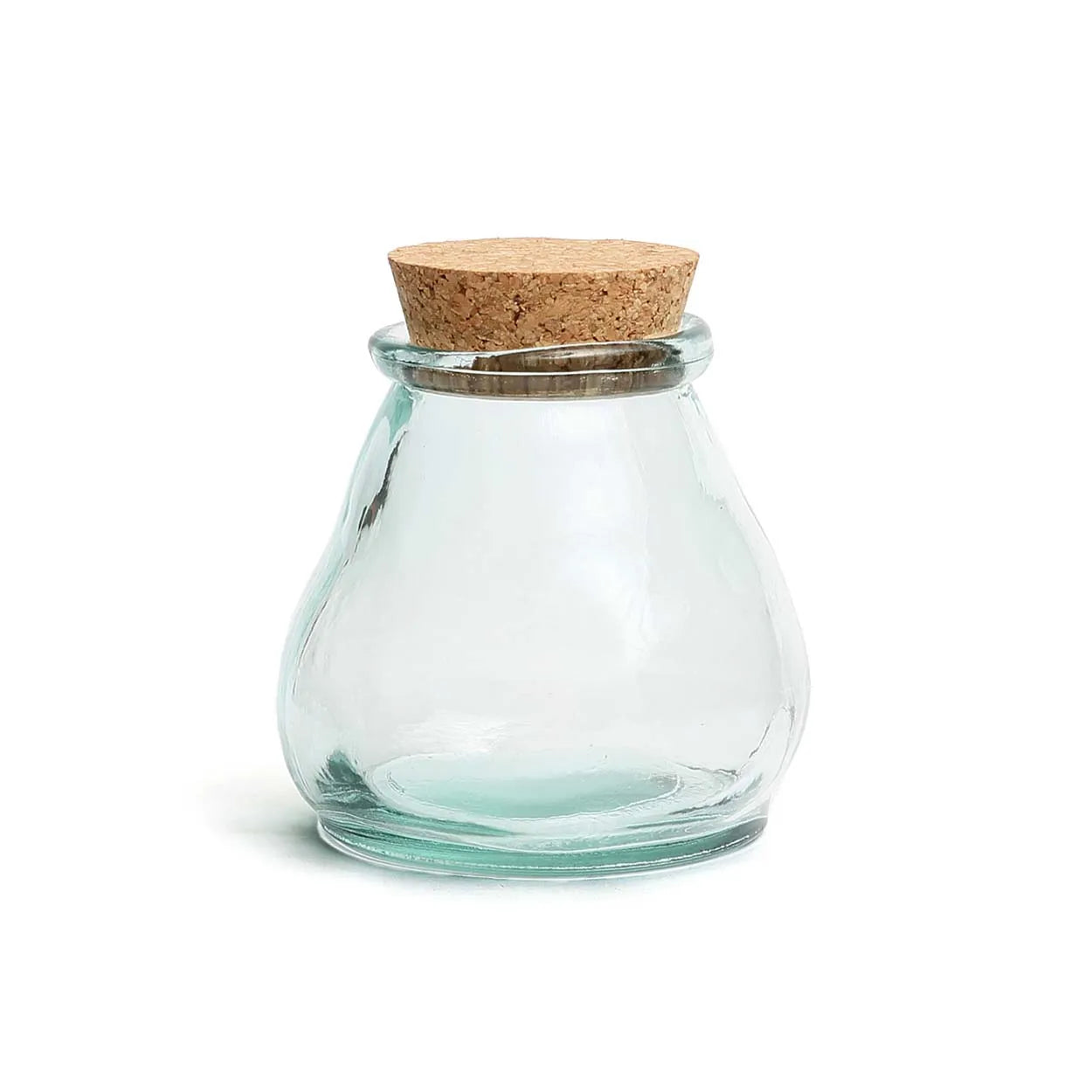 The Belly Glass Pot - Blue - M