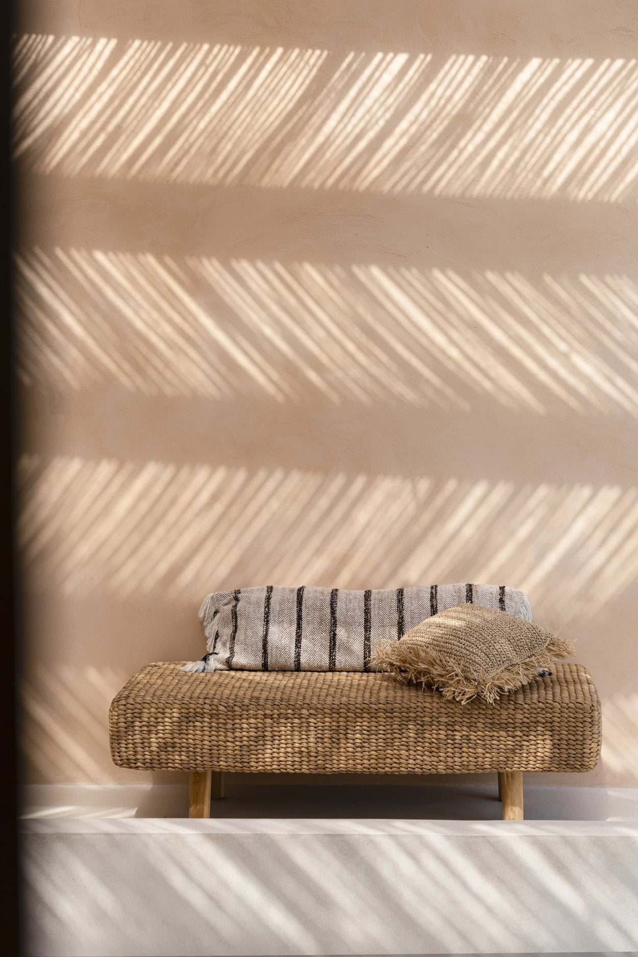 The Oh My Gee Cushion Cover - Bohemian White - 35x100