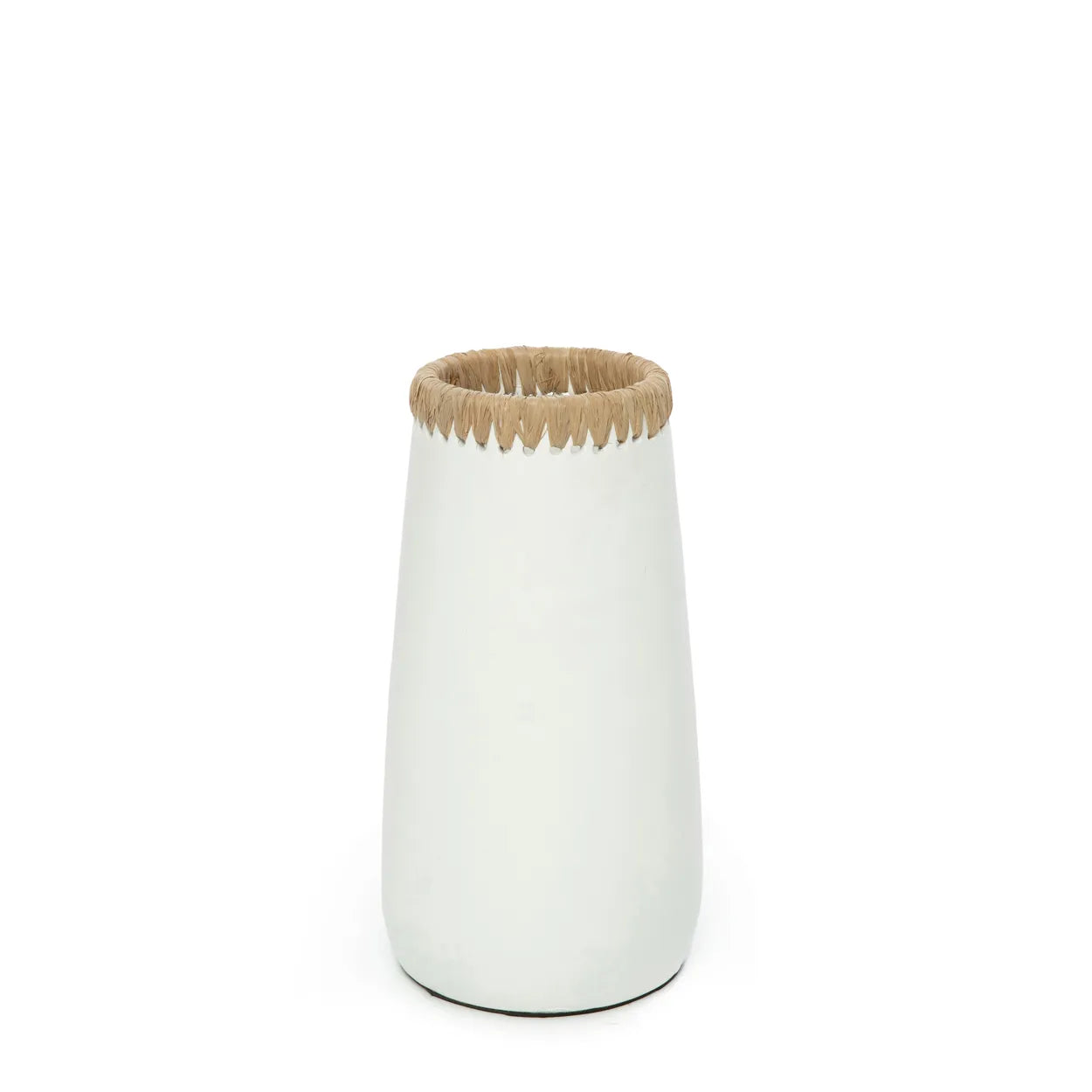 The Sneaky Vase - White Natural - M