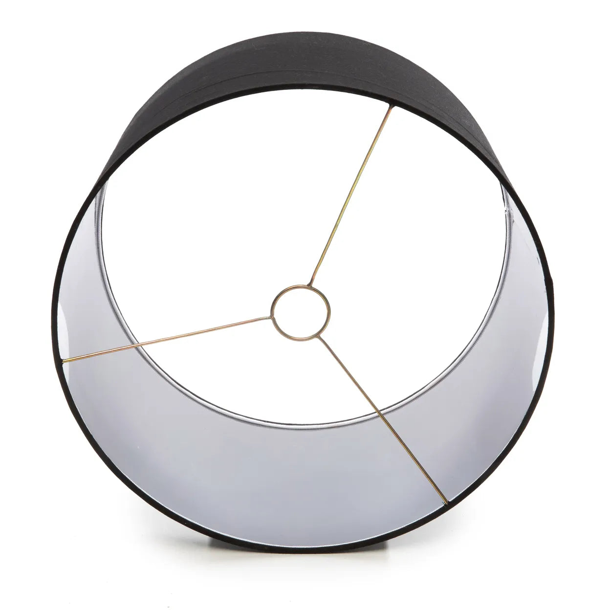 La lámpara de mesa de madera de teca - Negro natural