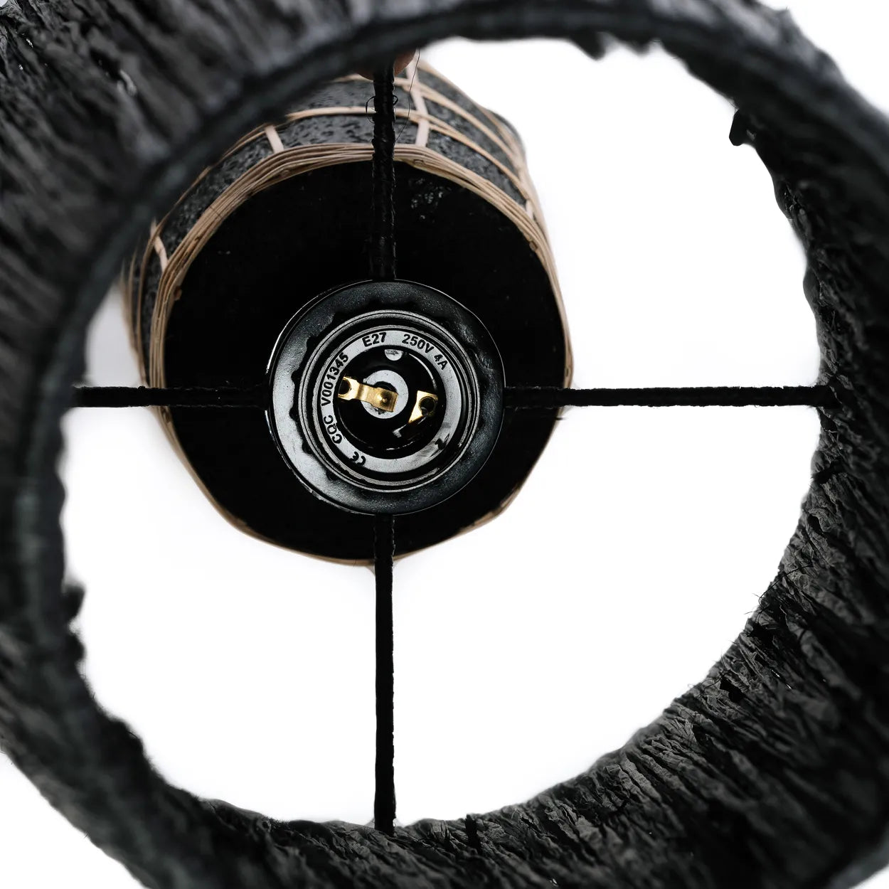 La lámpara de mesa Naxos - Negro Natural