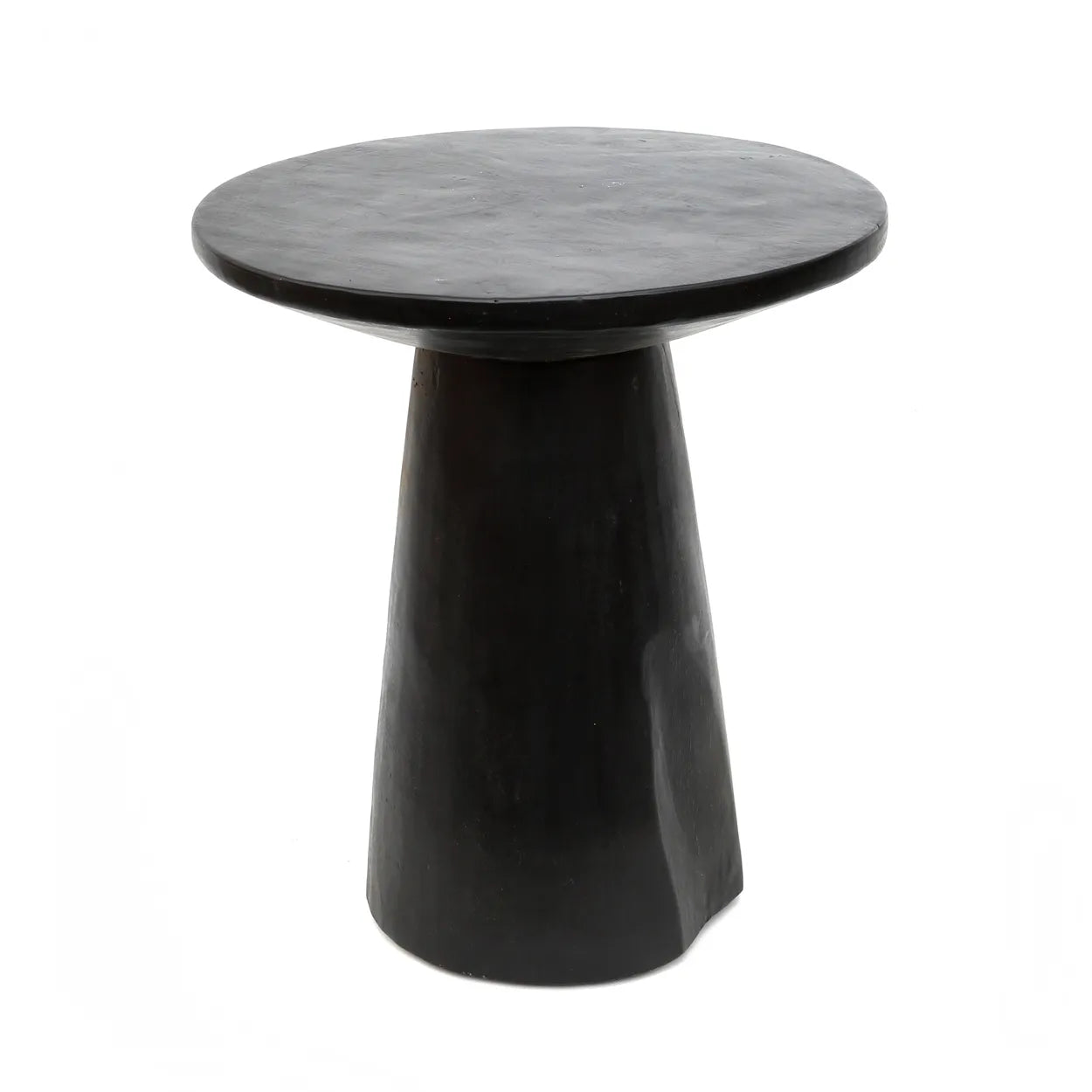 The Timber Conic Side Table - Black - 50"