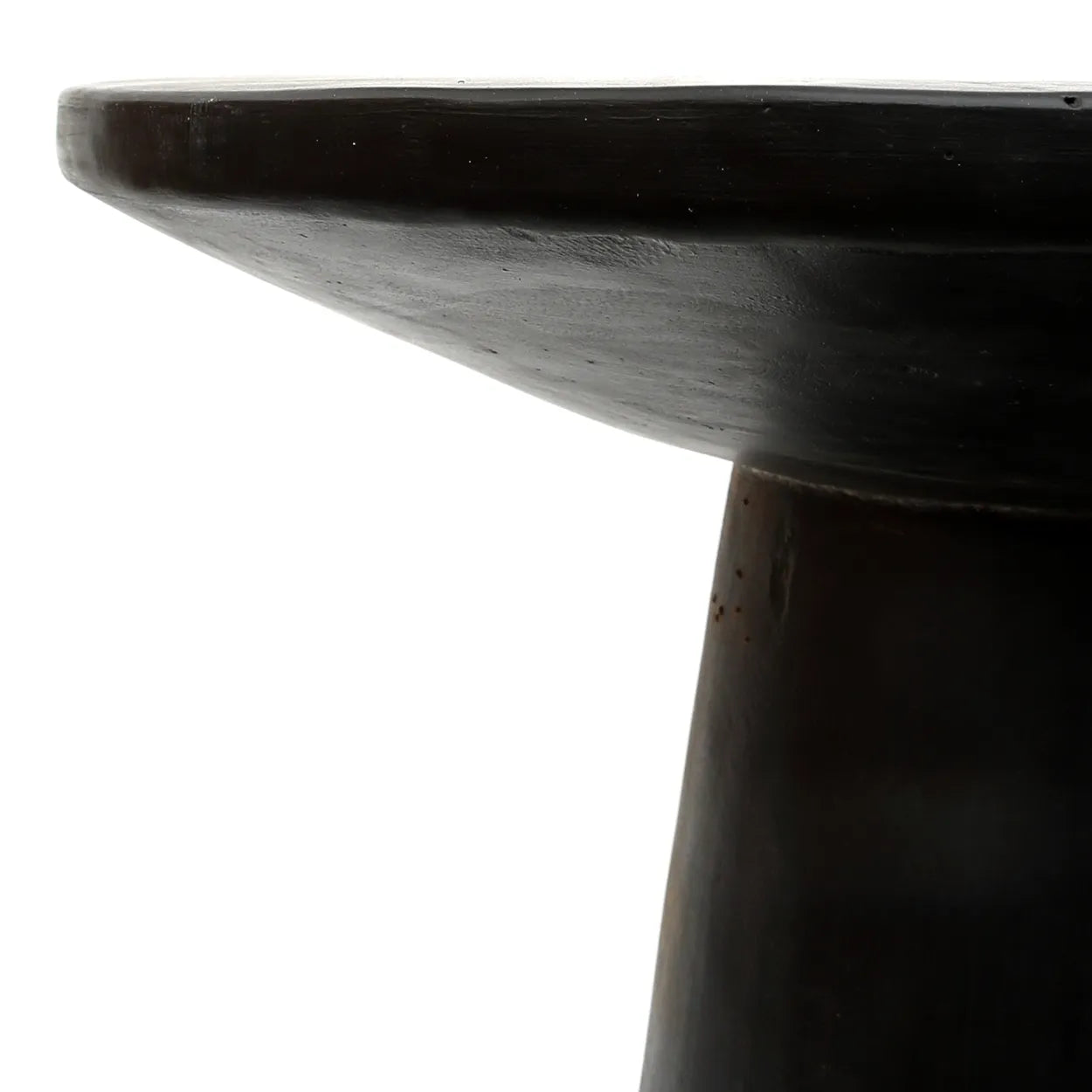 The Timber Conic Side Table - Black - 50"
