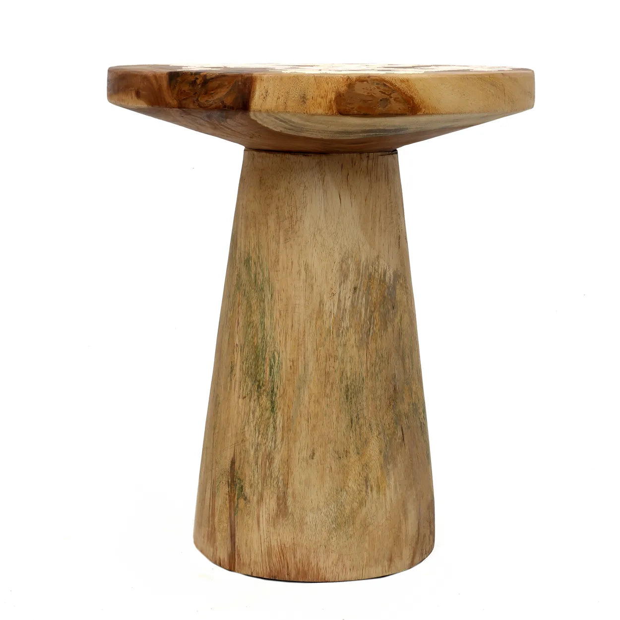 The Timber Conic Side Table - Natural - 50"